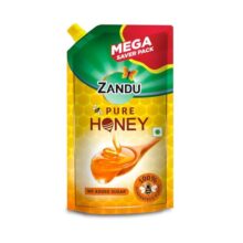 Zandu Pure Honey 750Gm Pouch Pack- Unbreakable, Easy To Pour, Travel Friendly,Guaranteed Purity, No Added Sugar, German Lab Tested For Adulteration, 500+ Quality Tests