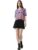 Only Women Printed Viscose Purple Shirt