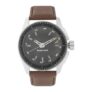 Fastrack Quartz Analog Black Dial Leather Strap Watch For Men-Ns3089Sl05
