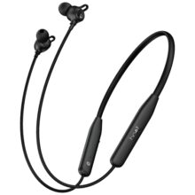 boAt Rockerz 200, 40H Battery, Signature Sound, ENx Tech, Dual Pairing, 60 ms Low Latency, IPX5, ASAP Charge, Magnetic Buds, Bluetooth Neckband, Wireless with Mic Earphones (Active Black)