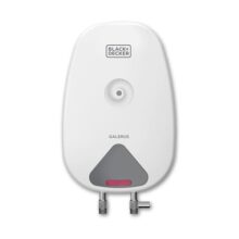 Black+Decker Galerus Geyser 3 Litre | Instant Water Heater For Home & Kitchen | 3Kw | High Grade Stainless Steel Tank I Copper Sheathed Heating Element I 5 Year Tank Warranty | Water Geyser White