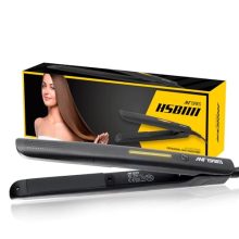 Ant Esports Hsb1111 Flat Iron Hair Straightener, Professional Ceramic Hair Styling Tool For Stronger Hair, More Shine & Color Protection, Fast Heat Up Hair Straightener Straightens & Curls – Black