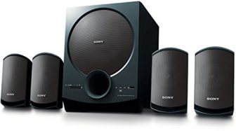 Sony Sa-D40 4.1 Channel Multimedia Speaker System With Bluetooth (Black)