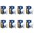 Philips Base B22 12-Watt (Pack Of 8, Cool Day Light)