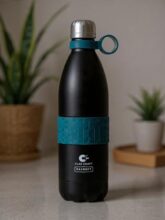 Clay Craft Vacbott Stark Easy To Carry Double Walled|18 Hours Hot And 24 Hours Cold Vacuum Insulated Flask Thermosteel Bottle 1000Ml,Leak Proof|Travel Bottle|Bis Certified|1Year Limited Warranty