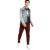 Bewakoof Men Make Tracks Graphic Print Blue Sleeveless Round Neck Vest