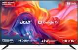 acer 139 cm (55 inches) G Series 4K Ultra HD Smart LED Google TV AR55GT2851UDFL (Black)