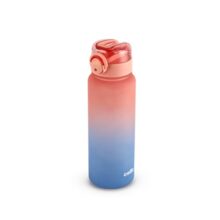 Cello Buzz Large Sipper Water Bottle, 1160Ml Peach Blue | Leakproof, Easy To Carry, Lightweight | Gym Straw Water Bottle For Fitness, Office, School, Sports & Outdoor Hydration