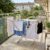 XL Kitchen Cloth Dryer Stand Double Rack Cloth Stainless Steel Foldable Stands for Drying Clothes Steel
