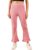 Pivl Women’s Bell Bottom/Boot Cut Trackpants – Stylish & Comfortable Casual Summer Wear_Medium_Pink|| Trouser