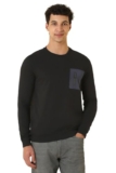 Allen Solly Mens Sweatshirt Black