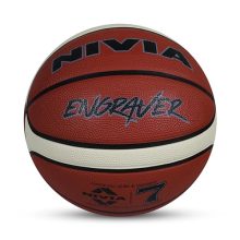Nivia Engraver Basketball , Size : 7 , Material : Rubber , Color: Multicolor, Polyester;Nylon