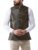 SOJANYA (Since 1958 Men’s Silk Blend Black & Gold Self Design Nehru Jacket, Size: 40