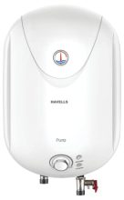 Havells Puro 15 Litre Storage Water Heater (White), Wall Mounting