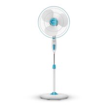 Havells Gatik Pro 400Mm Pedestal Fan| 120 Ribs Guard For Safety| Smooth Oscillation| Heavy Base| Isi Marked | 2 Year Warranty | Blue