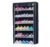 Hexzone Compact 6-Layer Shoe Rack Stand With Plastic Pipe Construction Dust Proof Cover For Home Use Black