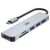 TAG USB-C Multiport Hub Dock 6 in 1 HDCP Aluminum Type-C Adapter with 4K HDMI Port, 1 x USB 3.0, 2 x USB 2.0 Ports, SD/TF Card Reader, for All Type-C Devices – MacBook Laptop, PC, Thunderbolt 3