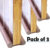 WHAAKART Pack of 3 PVC Door Guard Gap Filler for Door Bottom Seal Strip Sound Proof Pack of 3 PVC Door Guard Gap Filler for Door Bottom Seal Strip Sound Proof Floor Mounted Door Stopper(Brown)