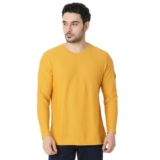 Spykar Men’s Solid Slim Fit T-Shirt (MKTFT2BD177_Yellow