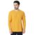 Spykar Men’s Solid Slim Fit T-Shirt (MKTFT2BD177_Yellow