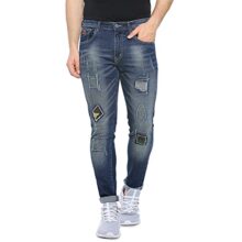 Campus Sutra Men’s Regular Jeans (CT21JN_SHDAP_M_PLN_DBU_32_Dark Blue