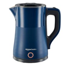 Amazon Basics 1.5 Litre Electric Kettle | 1500W | 360° Swivel Base | Led Indicator | Dry Boil Protection | Auto Shut-off & Overheat Protection | Multipurpose Travel Kettle | Stainless Steel