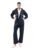 LUX VENUS Reflecting Design Tapping Rain Suit for Men Navy