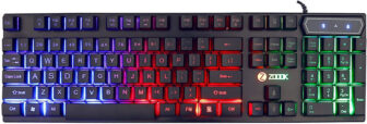 Zoook Concord Wired USB Standard Gaming Keyboard Compatible with Desktop, Laptop, Mac stand support(Black)