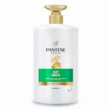 Pantene Hair Science Silky Smooth Shampoo 1000Ml With Pro-Vitamins & Vitamin E For Hydrated, Frizz Free Hair,For All Hair Types, Shampoo For Women & Men, Shampoo For Frizzy And Dry Hair