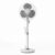 amazon basics 16-Inch Pedestal Fan | Tilting Head | 1400 RPM | Silent Operation| 400mm Sweep Length (Grey) (ABPFNS)