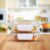 SCL Steelo SoFresh Rectangular Airtight Food Storage Containers 300 ml (Set of 2), BPA Free PET Plastic, Stackable Fridge Safe Kitchen Storage Containers for Cereals, Pulses & Leftovers