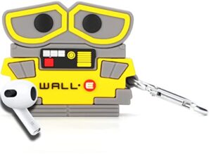 Meyaar Soft Silicon Core Cover Case Compatible with Airpods 3rd Generation. (2021) – (Wall-E Robo)