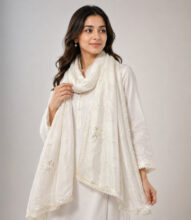 Aayat Fashion Cotton Blend Embroidered Women Dupatta