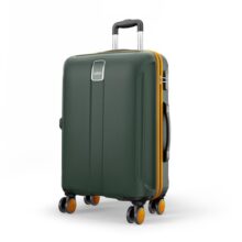 Safari Large Thorium Neo 8 Wheels Spinner 77Cm Size Check-In Trolley Bag, Hard Case Polycarbonate, 360º Wheeling Luggage For Men & Women, Suitcase For Travel, Trolley Bags For Travel, Dusk Green