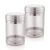 Attro Nexon Stainless Steel See Through Airtight Containers For Masala Box, Dry Fruit Jars, Kitchen Container, Storage Box, 1200 Ml – Set Of 2, Silver
