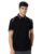 Arrow Sport Men Regular fit Cotton Solid Short Sleeves Polo Shirt(ASAEOTS5265_Black_M)