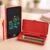 Toyshine 2 in 1 Digital LCD Writing Tablet Children Doodle Board with Pencil Box for Kids 3-10 Years Old Boys/Girls Gifts Education Learning Toy, Red