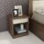 Spacewood Denver Engineered Wood Bed Side Table (MOL-Acacia Dark Woodpore)