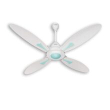USHA Bloom Series Dahlia 100% Copper Motor 4-Blade BLDC Ceiling Fan | Bi-Directional | Sleep/Boost/Timer Modes | RF Remote | Dust-Resistant |3Y Motor & 2Y PCB Warranty (White & Light Green)