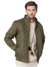 Amazon Brand – Symbol Men’s Quilted Bomber Jacket_AW22-SY-QB-JK-02_Olive_XL