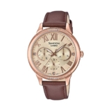 Casio Analog Rose Gold Dial Women’S Watch-She-3058Pgl-9Audf (Sx255)