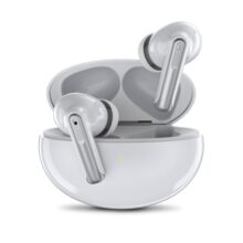 Gm True Wireless Earbuds For Uncut Sound, 30Db Anc, Smooth Sound, Wireless Charging, Quad-Mic Crystal Clear Calls, Immersive Sound And Low Latency – White