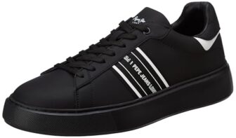 PEPE JEANS Black Lightweight Cupsole Sneakers