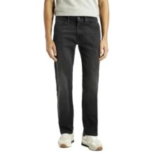 Levi’s Men’s Black Straight Fit Mid Rise Jeans