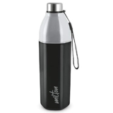 Milton Water Bottle Kool Hexone 1200 Pu Insulated, 1.12 Litre, Leak Proof, Bpa Free, Ideal For Home, Office, Gym, Travelling, Black