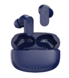 VEHOP NORD Buds Truly Wireless in Ear Earbuds with 35H Playtime, AI-ENC Mic, 35ms Low Latency Gaming, 13mm Bass Drivers, Type-C Fast Charging, Made in India, Touch Controls, IPX5 Ear Buds TWS (Navy)