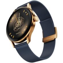 Fire-Boltt Glitz Women Smart Watch with 1.19” AMOLED Display, Bluetooth Calling, Rotating Crown, Always On Display, 1000 Nits Brightness, IP68 Waterproof Deep Navy