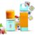 Amazon Basics Portable Blender | 350/500 ml Jar | USB Charging | Battery Operated and Rechargeable | 6 Stainless Steel Blades | 2×2000 mAh Batteries | 1 Year Warranty