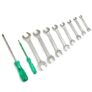 Taparia Tk-080 Dep08, 815, H905 Screwdriver 2 In 1, Linetester, Spanner Set, 8 Pc, Silver