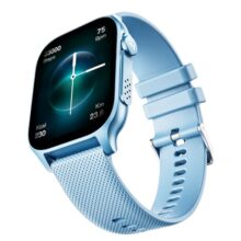 boAt Ultima Ember smartwatch with 1.96” AMOLED Display, AOD, Personalized Fitness Nudges, Functional Crown,100+ Sports Modes, Create Your Own Watchface, smartwatch for man and Woman (Mist Blue)